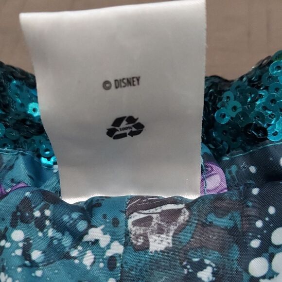 Disney Descendants Uma Faux Leather Moto Jacket Sz 11/12 - Picture 11 of 15